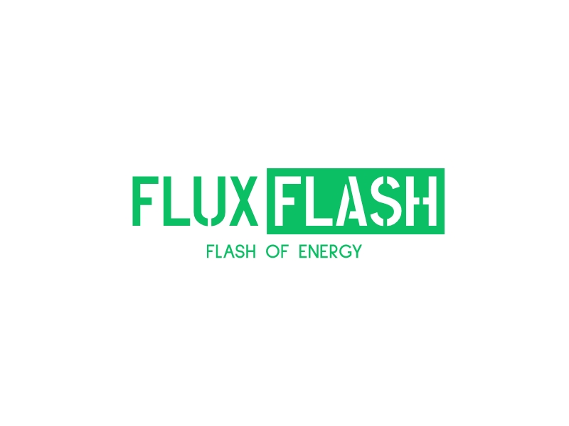 FluxFlash logo design
