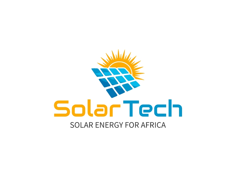 Solar Tech logo design