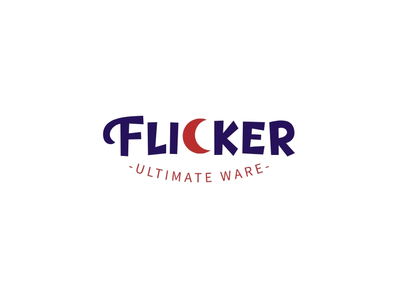 Flicker logo design