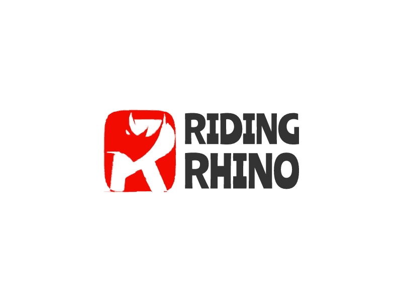 Riding RHINO logo design