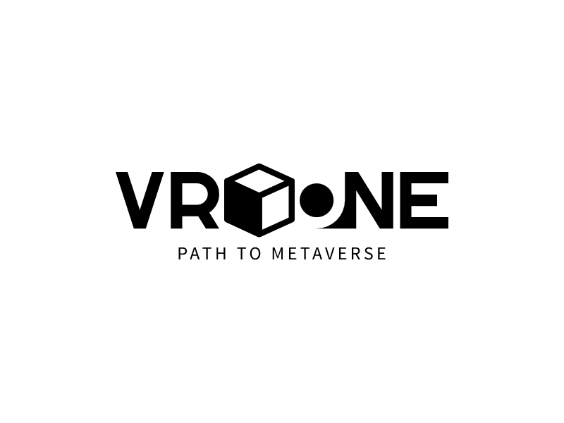 vr one logo design