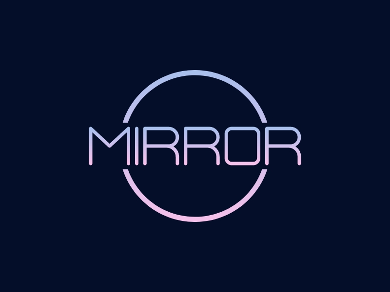 Mirror logo design