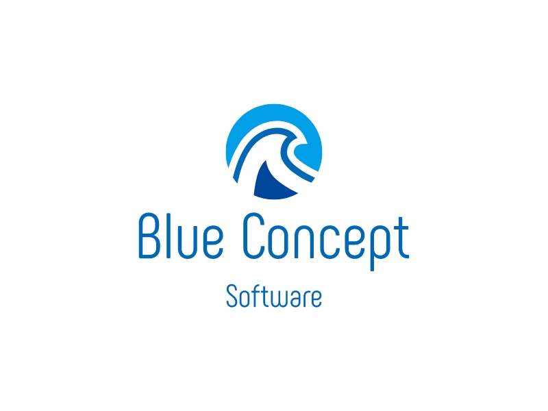 Blue Concept logo design