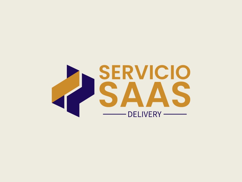 Servicio SaaS logo design